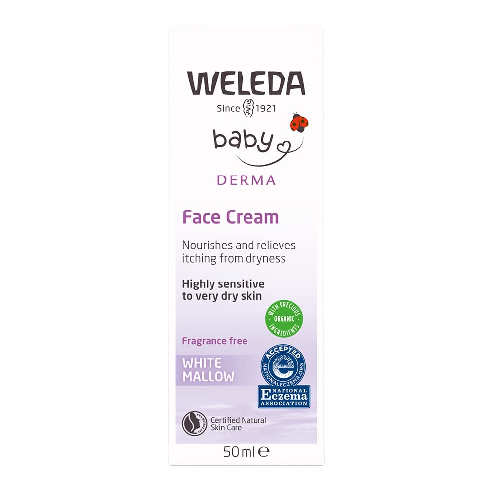 Weleda Baby Sensitive Care Face Cream, 1.7 Fluid Ounce