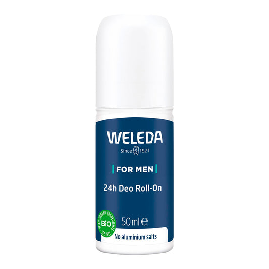 Weleda Men's 24H Roll-On Deodorant, 1.7 Fluid Ounce