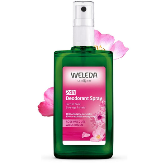 WELEDA Organic Wild Roses Deodorant,  100 ml