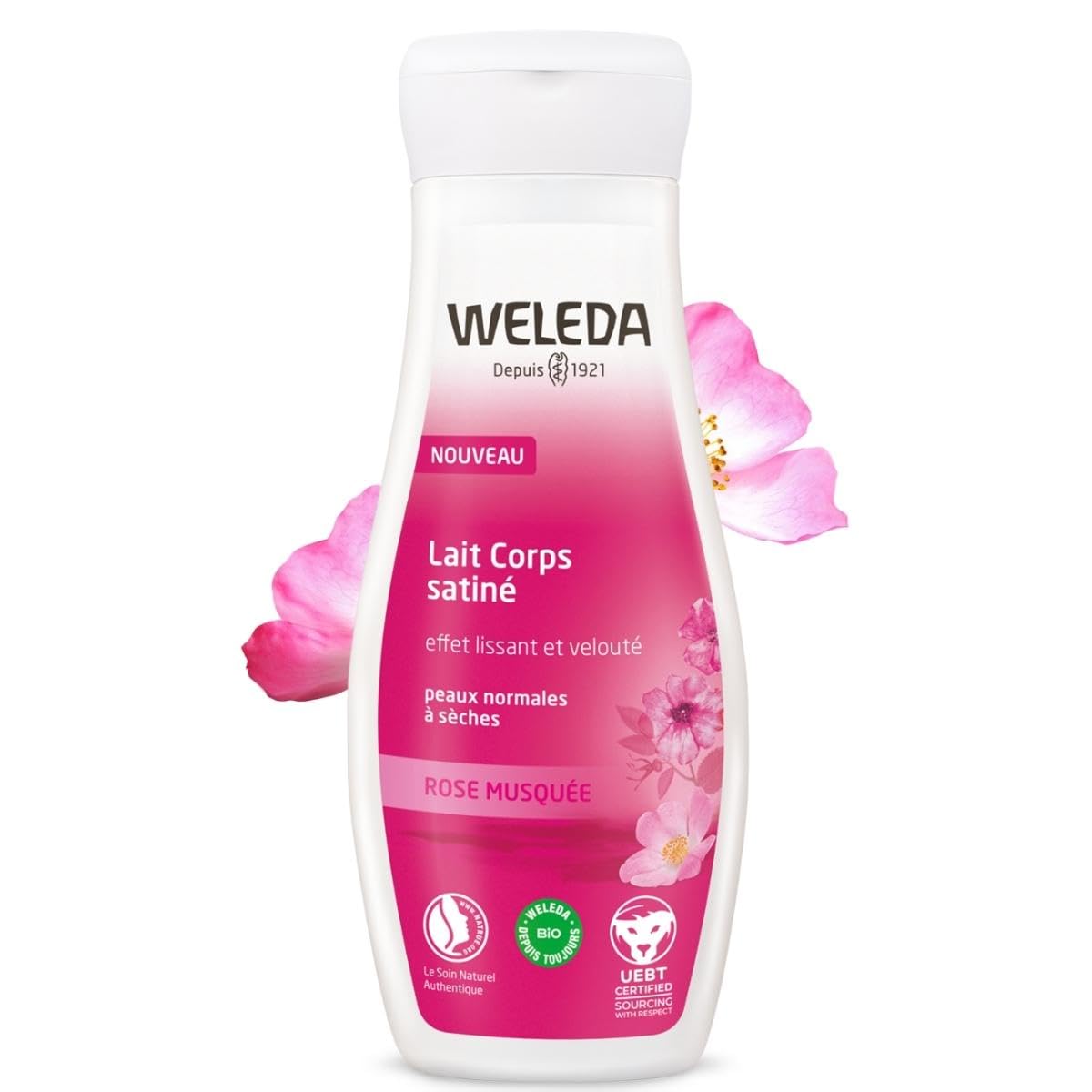 Weleda Pampering Wild Rose Body Lotion, 6.8 Fl Oz