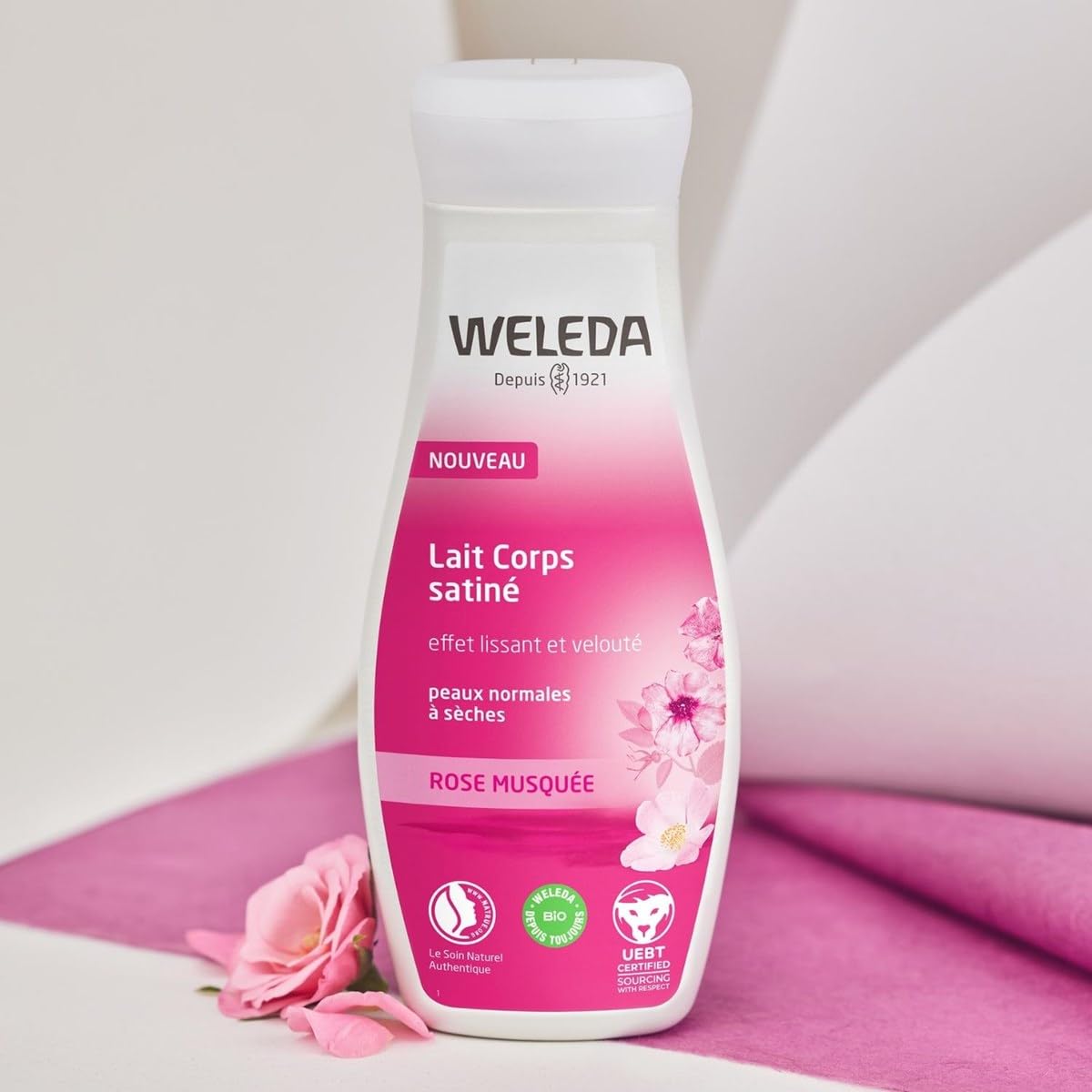 Weleda Pampering Wild Rose Body Lotion, 6.8 Fl Oz