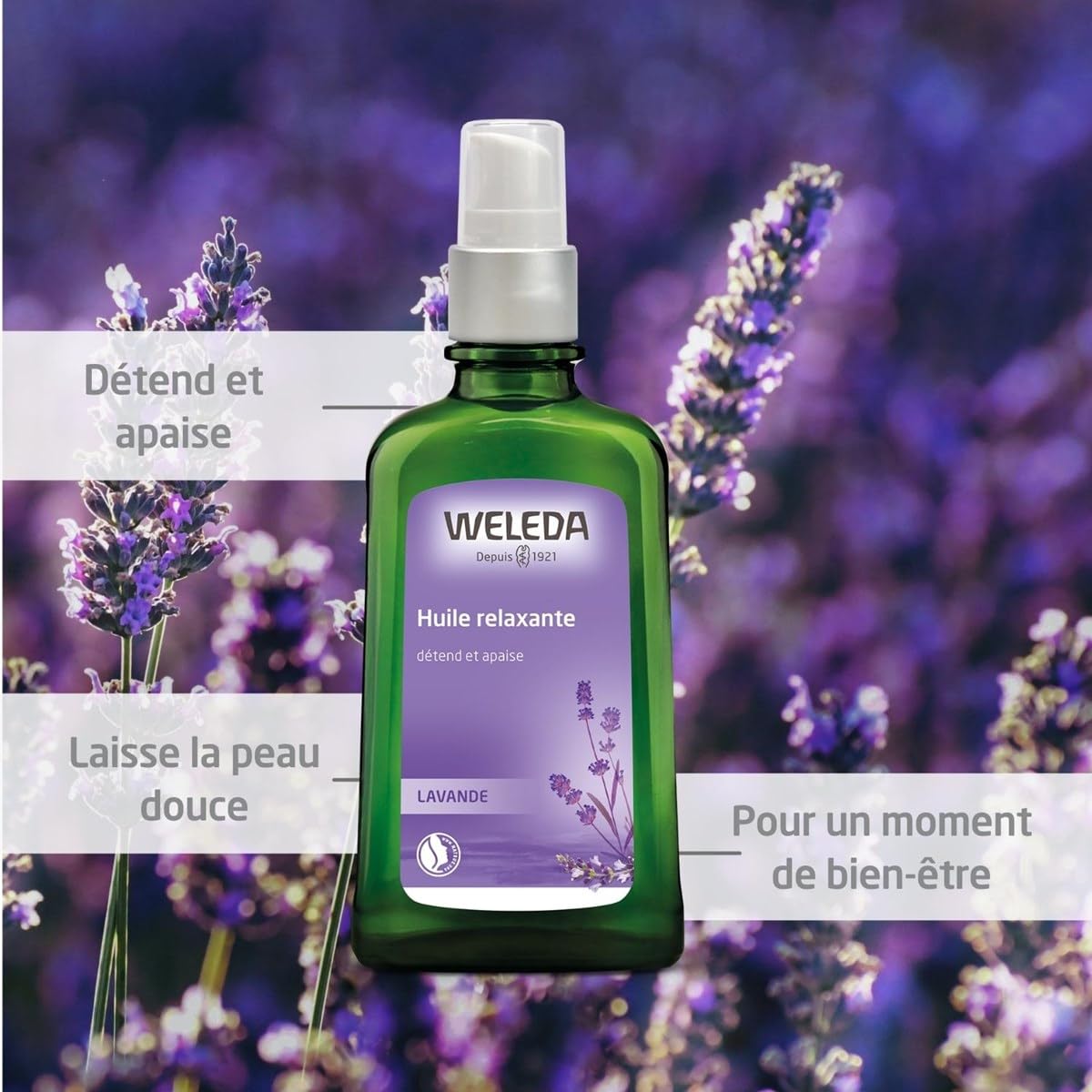 Weleda Relaxing Lavender Body & Beauty Oil, 3.4 Fluid Ounce