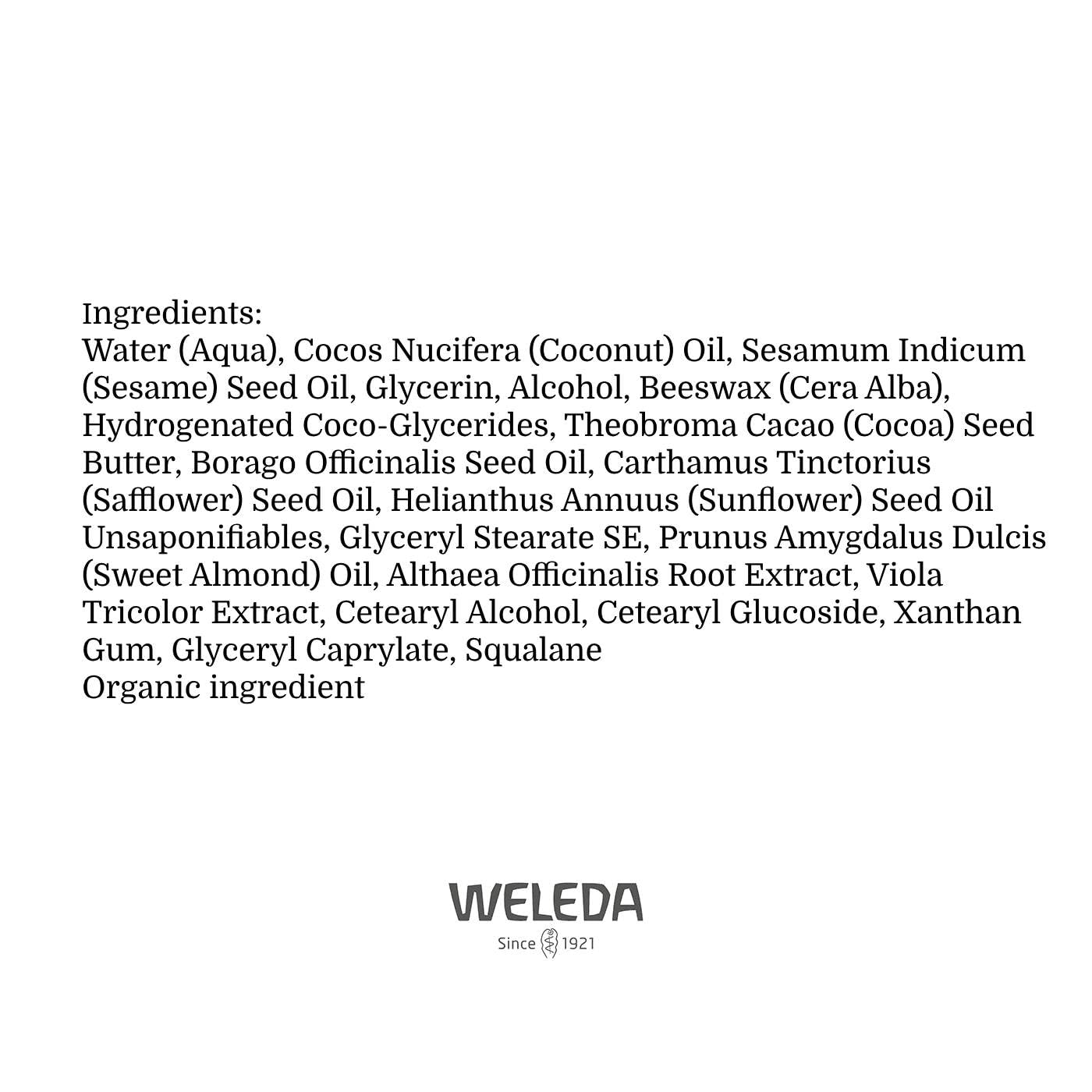 Weleda Mallow Body Lotion, 6.8 Fluid Ounce