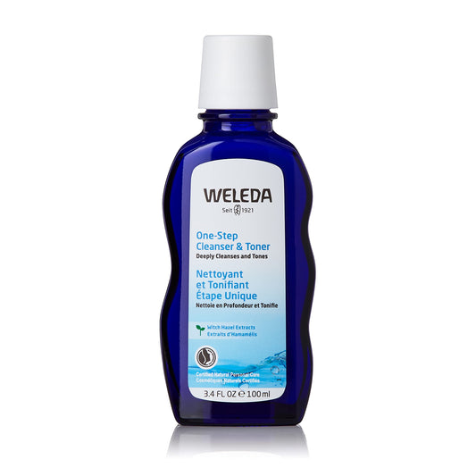 Weleda One-Step Face Cleranse & Toner, 3.5 Fl Oz