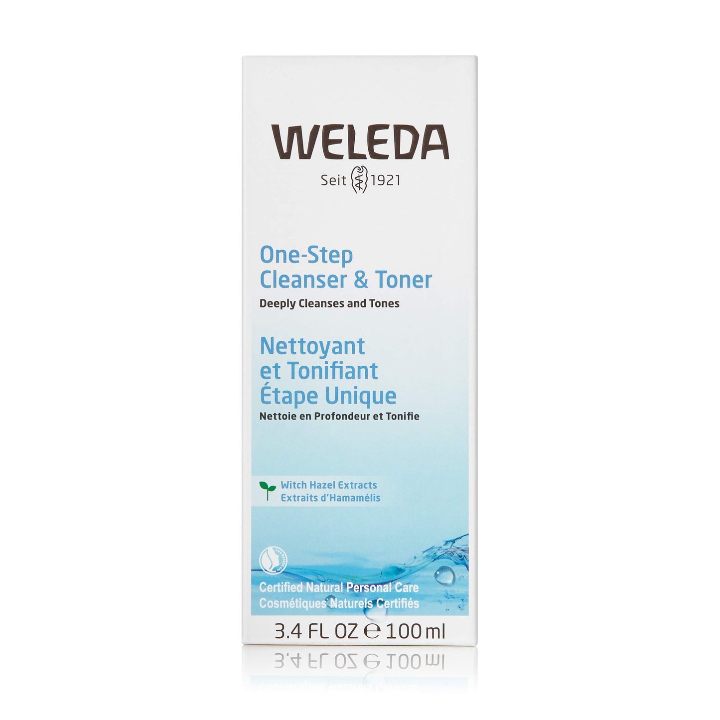 Weleda One-Step Face Cleranse & Toner, 3.5 Fl Oz