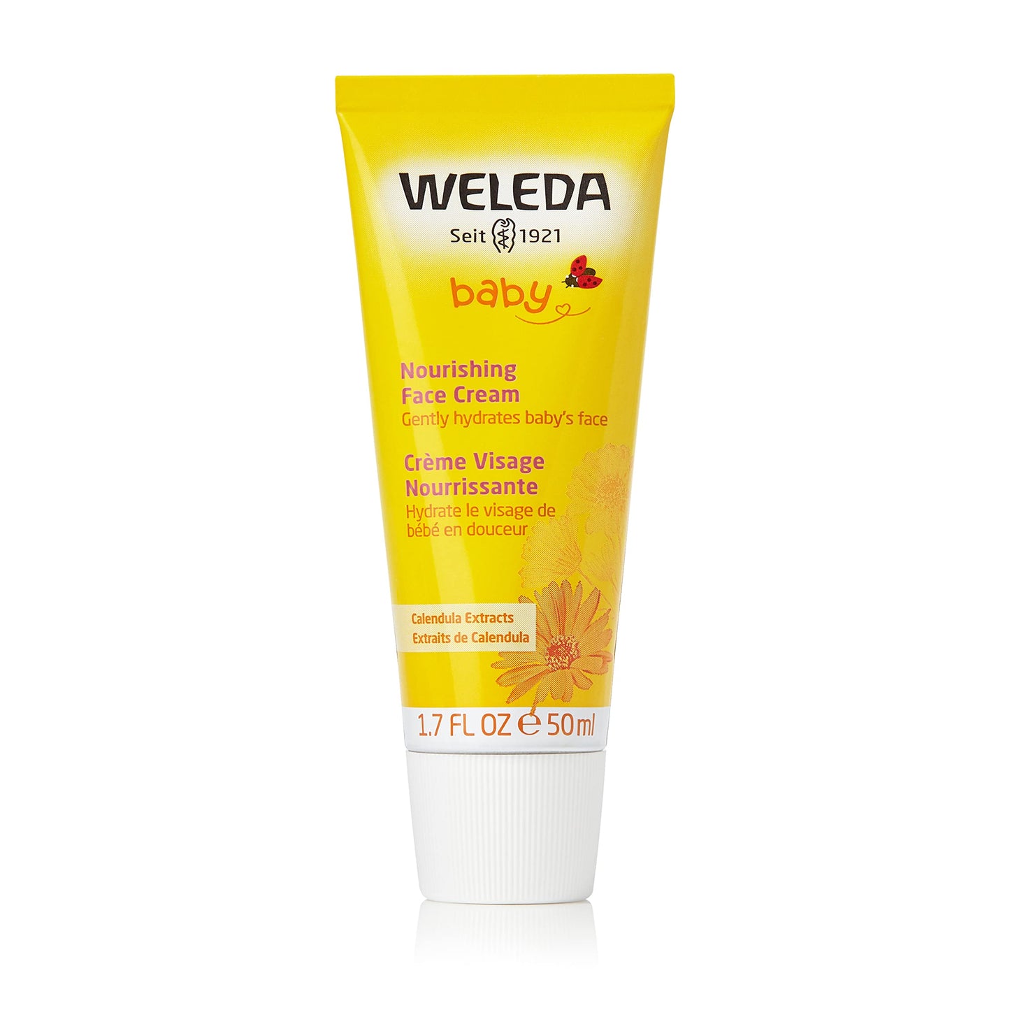 Weleda Baby Calendula Nourishing Face Cream, 1.7 Fluid Ounce