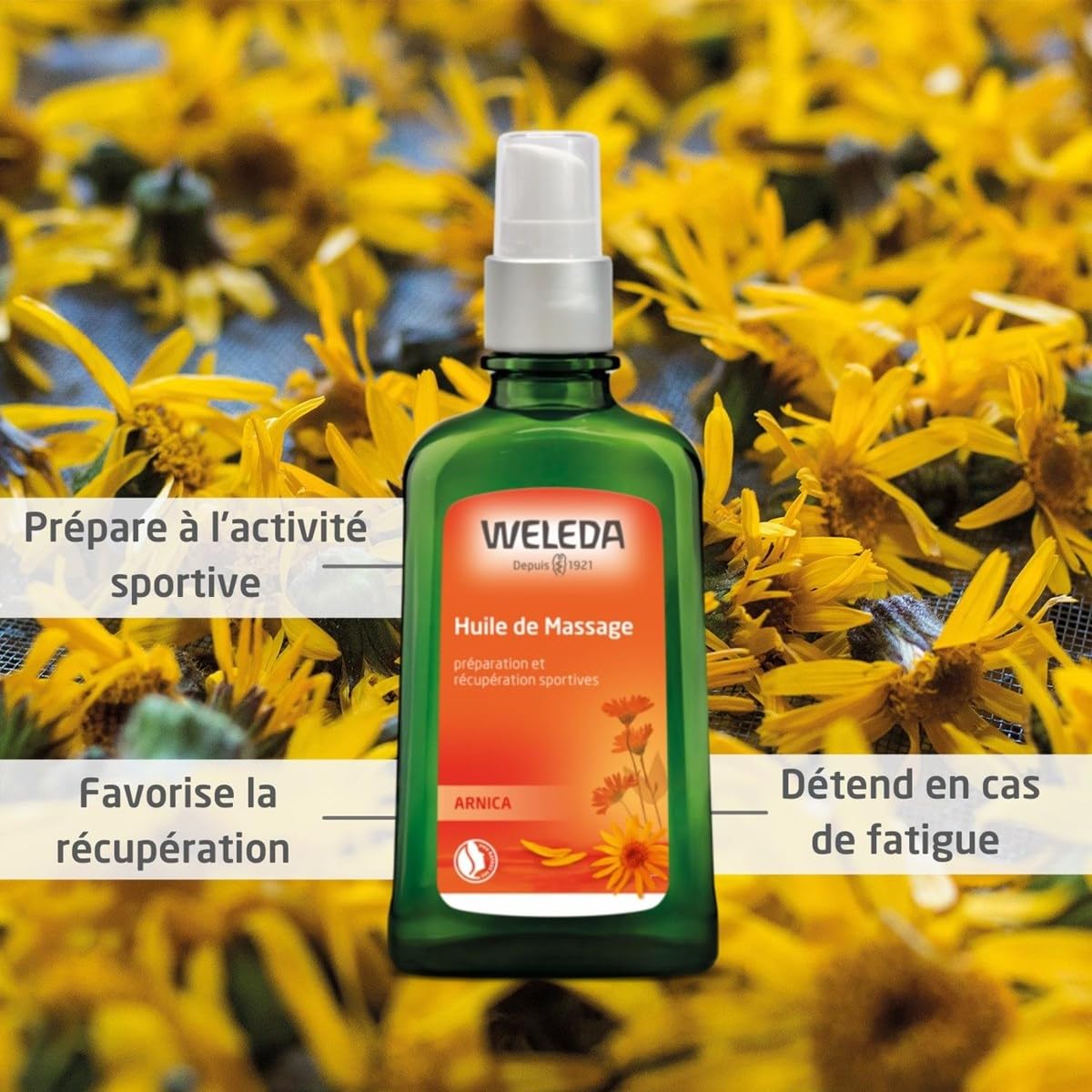 Weleda Arnica Muscle Massage Oil, 3.4 Fluid Ounce