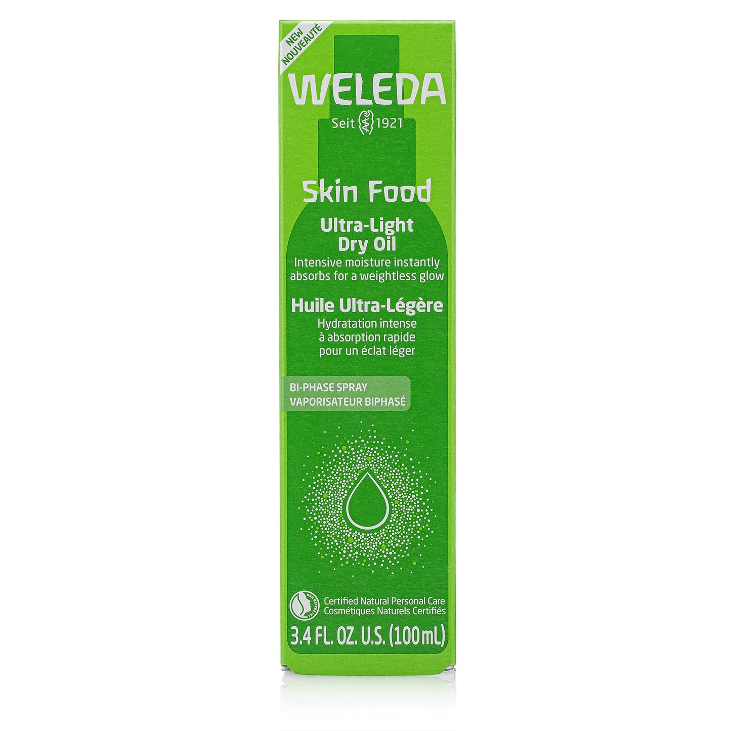 Weleda Skin Food Ultra-Light Dry Oil, 3.4 Fluid Ounces