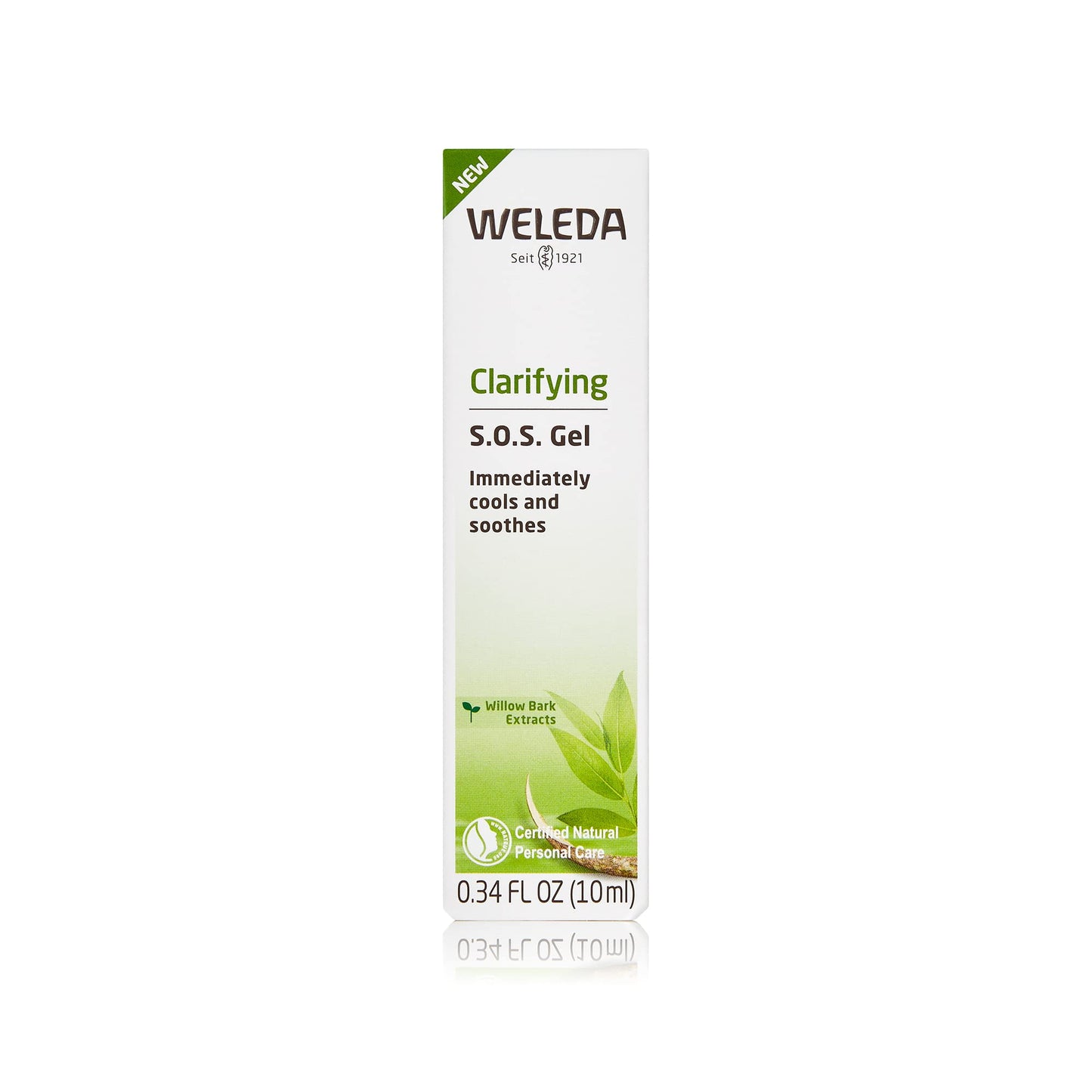 Weleda Clarifying S.O.S. Face Gel, Willow Bark, 0.34 Ounce